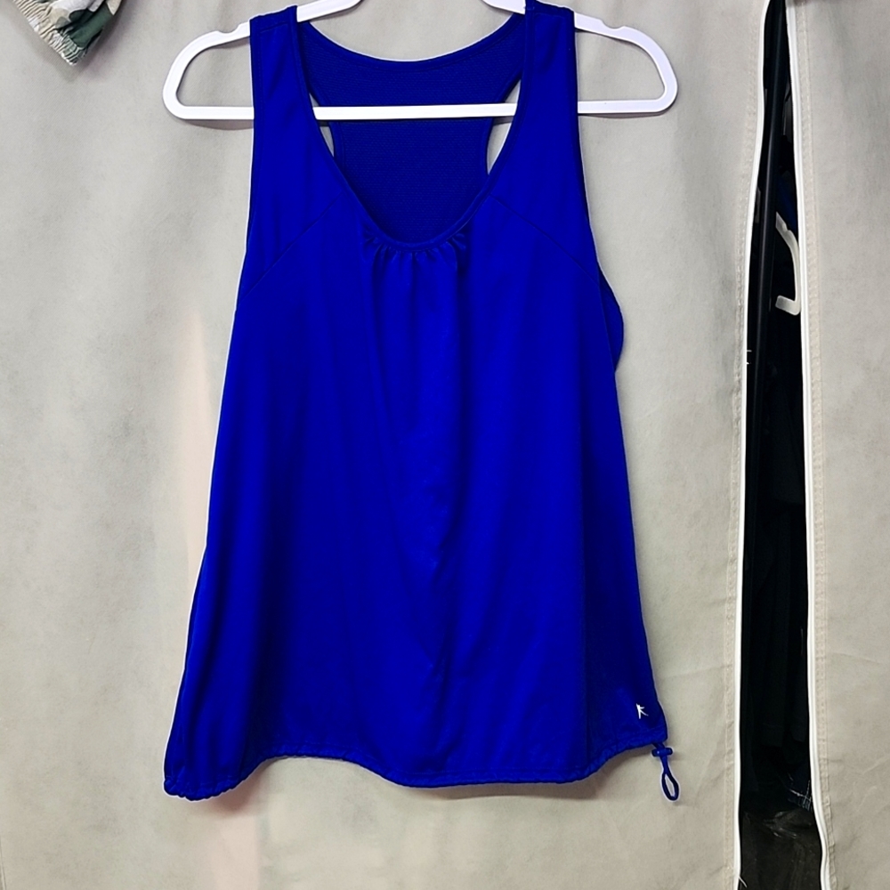 Danskin Now XL blue tank top